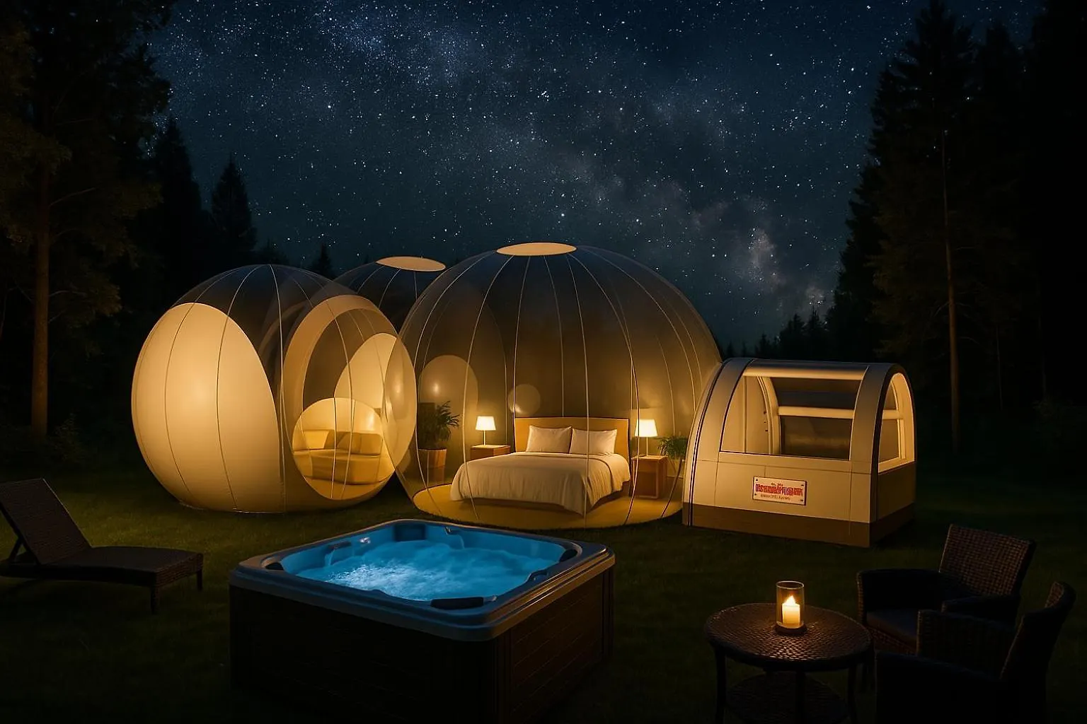 Hotel Bubble Glamping Sicily Aeroporto di Catania Fontana Rossa 0*,  Italia